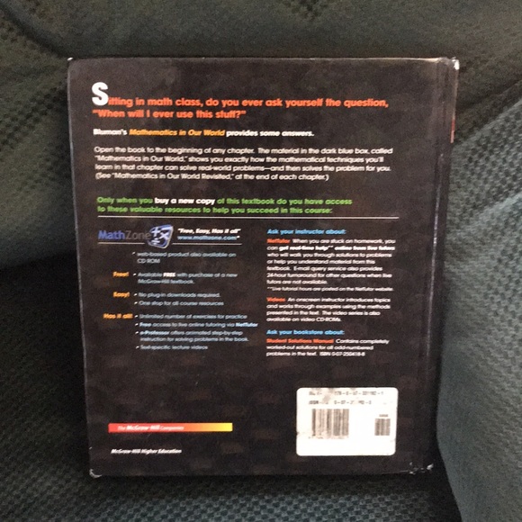 Mathematics in our world college textbook undergraduate - Picture 2 of 16